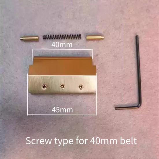 Solid brass waist belt clamp