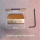 Solid brass waist belt clamp
