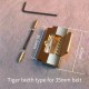 Solid brass waist belt clamp