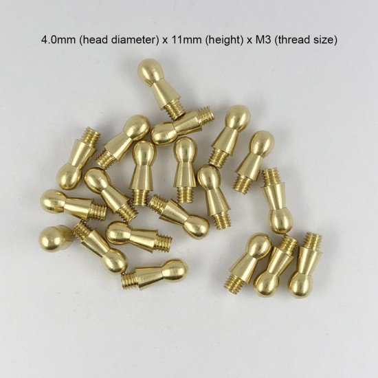 Solid brass waist belt buckle stud, 50pcs/lot