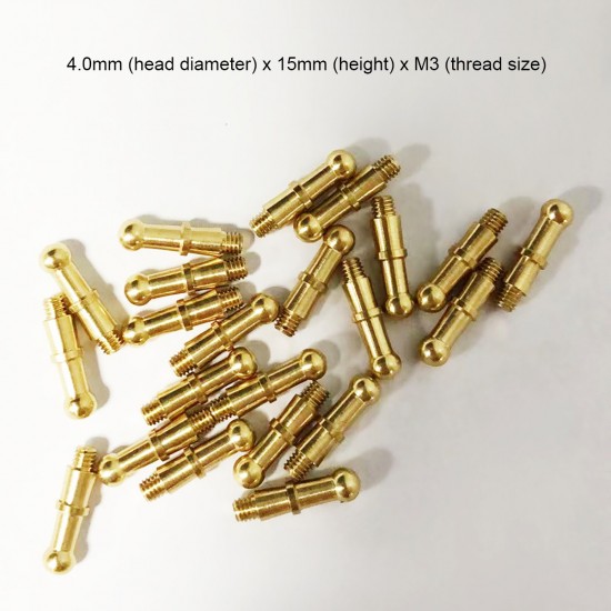 Solid brass waist belt buckle stud, 50pcs/lot