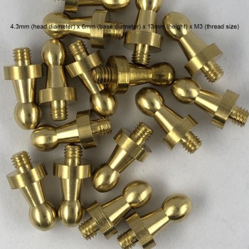 Solid brass waist belt buckle stud, 50pcs/lot