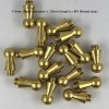 Solid brass waist belt buckle stud, 50pcs/lot