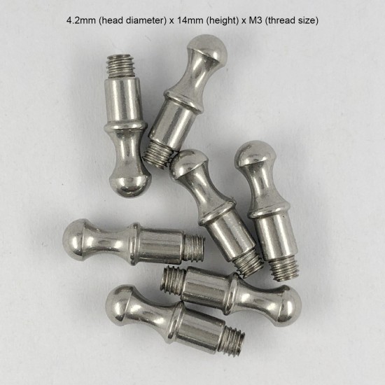 Stainless steel waist belt buckle stud, 50pcs/lot
