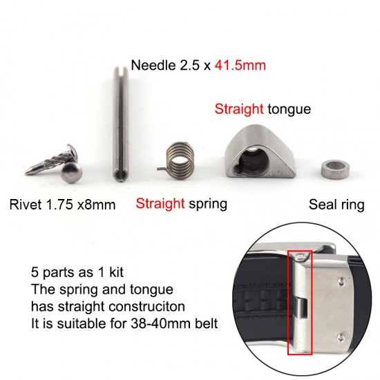 Stainless steel waist belt buckle parts