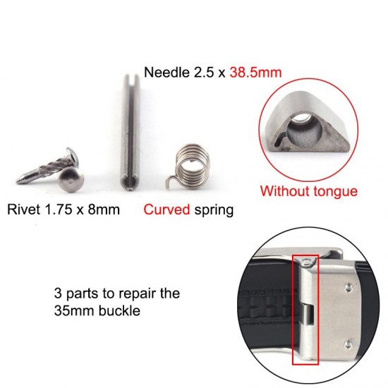 Stainless steel waist belt buckle parts