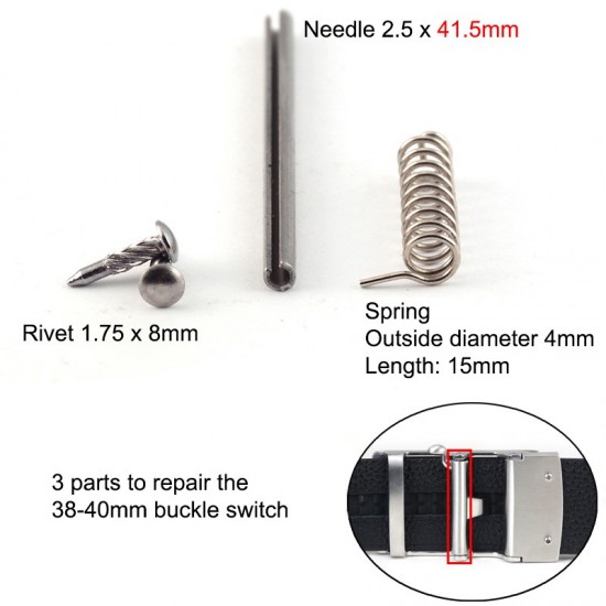 Stainless steel waist belt buckle parts