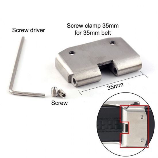 Stainless steel waist belt buckle parts