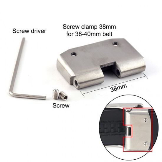 Stainless steel waist belt buckle parts
