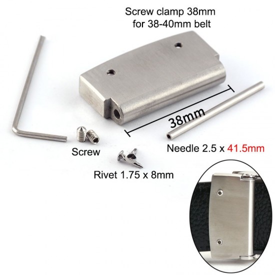 Stainless steel waist belt buckle parts