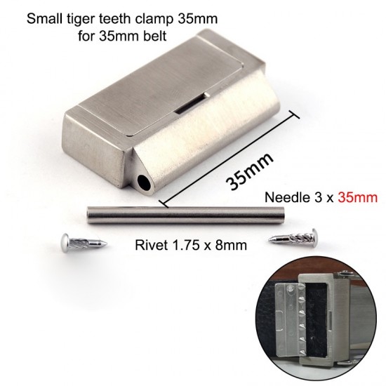 Stainless steel waist belt buckle parts