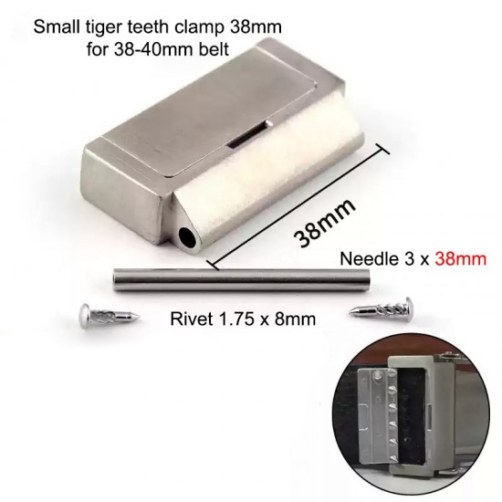 Stainless steel waist belt buckle parts