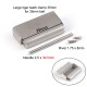 Stainless steel waist belt buckle parts