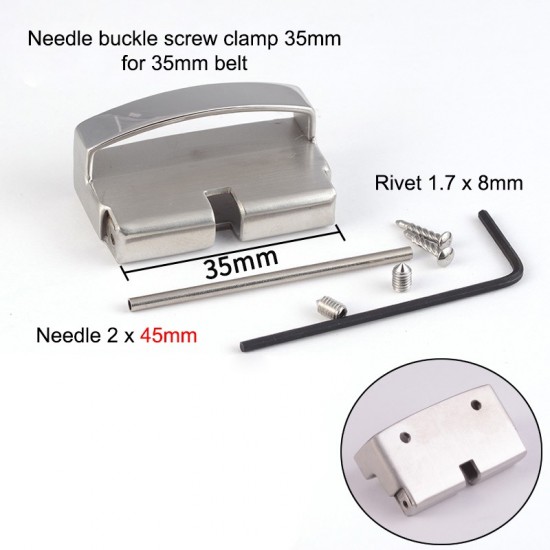 Stainless steel waist belt buckle parts