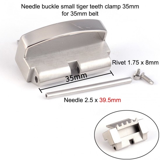 Stainless steel waist belt buckle parts