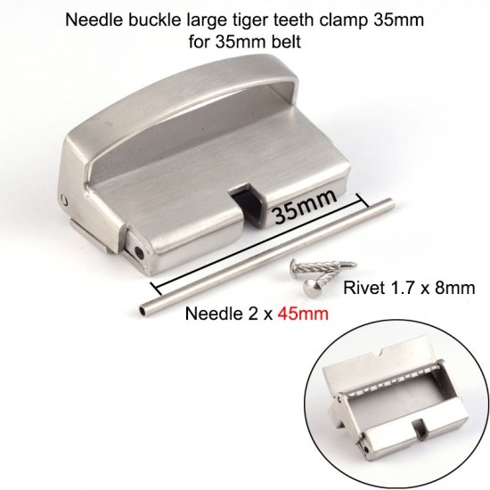 Stainless steel waist belt buckle parts