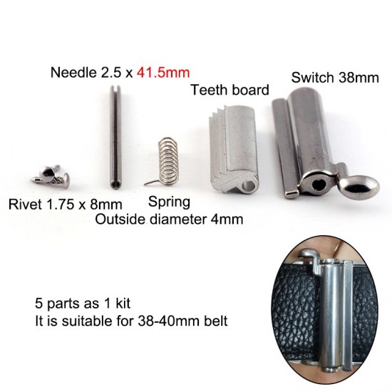 Stainless steel waist belt buckle parts