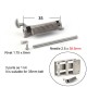 Stainless steel waist belt buckle parts