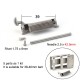 Stainless steel waist belt buckle parts