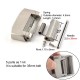 Stainless steel waist belt buckle parts