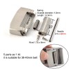 Stainless steel waist belt buckle parts