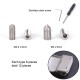 Stainless steel waist belt buckle parts