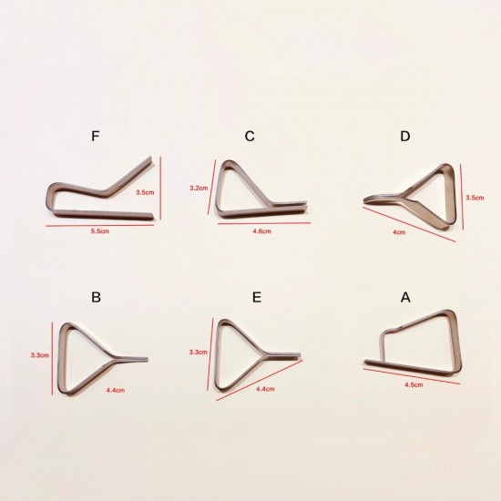 Titanium clamps