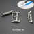Silver-42/44mm+22mm buckle 