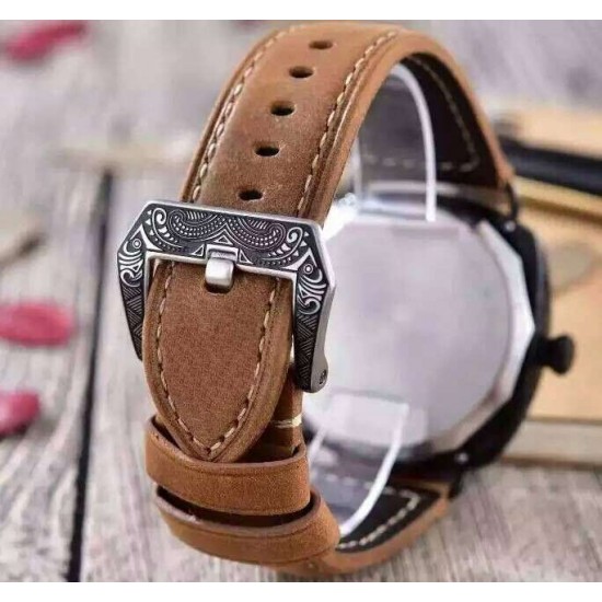 316 stainless steel carving watch strap buckle 5 pc/lot