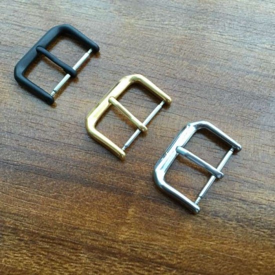 316 stainless steel round corner watch strap buckle 5 pc/lot
