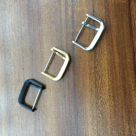 316 stainless steel round corner watch strap buckle 5 pc/lot