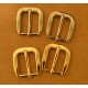 8pc/lot, Gold and silver kirsite strap buckle, inner diameter 2cm, Y1380-20mm