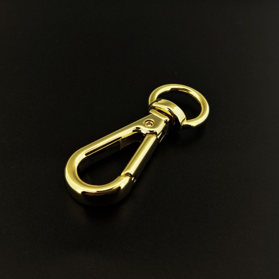 1pc/lot Gold and silver kirsite dog hook, inner diameter 13mm, 20mm, 25mm