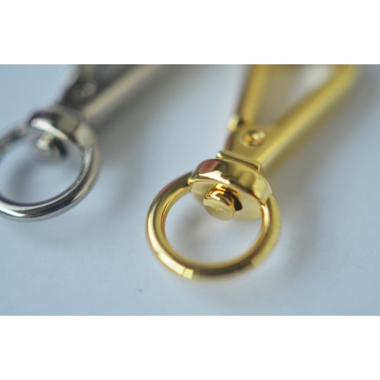 1pc/lot Gold and silver kirsite dog hook, inner diameter 13mm, 20mm, 25mm