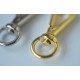 1pc/lot Gold and silver kirsite dog hook, inner diameter 13mm, 20mm, 25mm