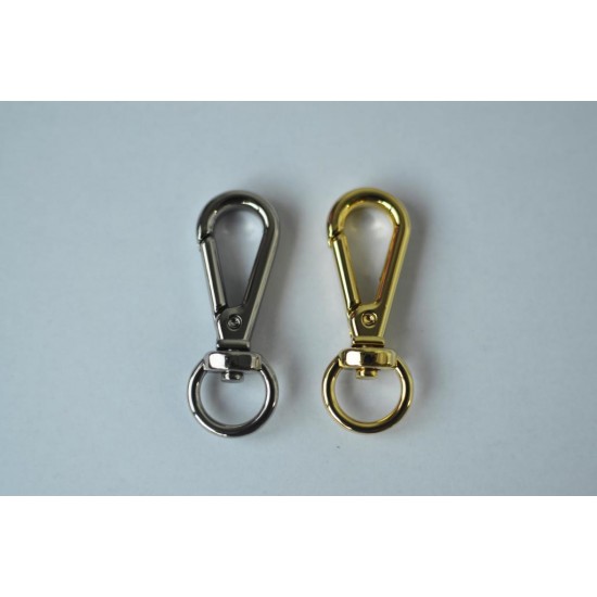 1pc/lot Gold and silver kirsite dog hook, inner diameter 13mm, 20mm, 25mm 1pc/lot Gold and silver kirsite dog hook, inner diameter 13mm, 20mm, 25mm
