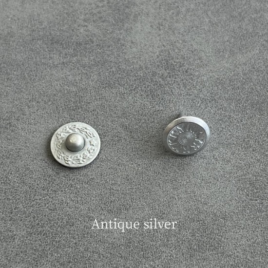 Japan YKK Burr-E 9.5mm retro decoration button, 100pc/lot Japan YKK Burr-E 9.5mm retro decoration button, 100pc/lot
