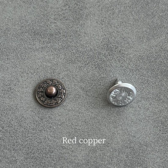 Japan YKK Burr-E 9.5mm retro decoration button, 100pc/lot Japan YKK Burr-E 9.5mm retro decoration button, 100pc/lot