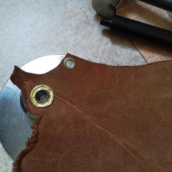 YKK, round face, eyelet