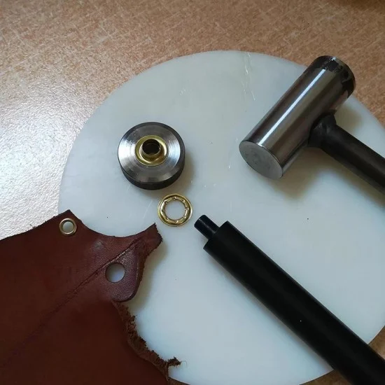 YKK, round face, eyelet