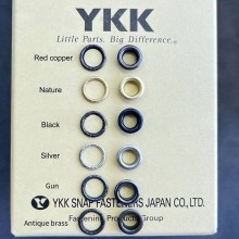 Japan YKK round face eyelet, 100pc/lot Japan YKK round face eyelet, 100pc/lot