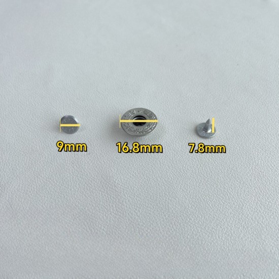 Japan YKK JM82 17mm retro work ware button, 100pc/lot Japan YKK JM82 17mm retro work ware button, 100pc/lot