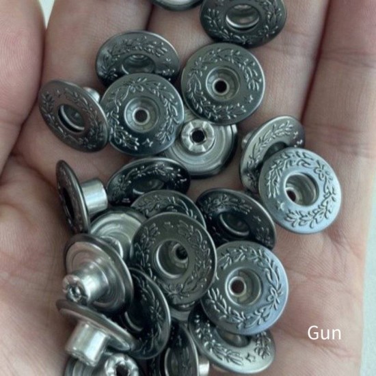 Japan YKK JM82 17mm retro work ware button, 100pc/lot Japan YKK JM82 17mm retro work ware button, 100pc/lot