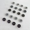 Japan YKK JM82 17mm retro work ware button, 100pc/lot