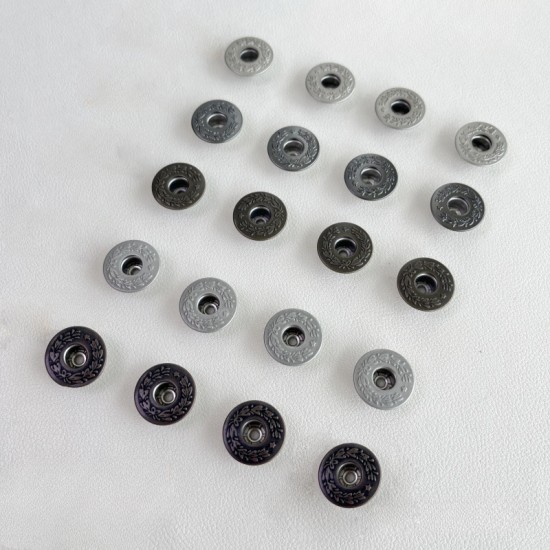 Japan YKK JM82 17mm retro work ware button, 100pc/lot Japan YKK JM82 17mm retro work ware button, 100pc/lot