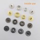 Japan YKK O-spring snap SK35 SK75, 100pc/lot