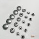 Japan YKK S-spring snap SW35, 100pc/lot
