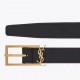 High quality solid brass Yves Saint Laurent YSL waist belt buckle