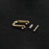 5pc/lot zipper slider D ring