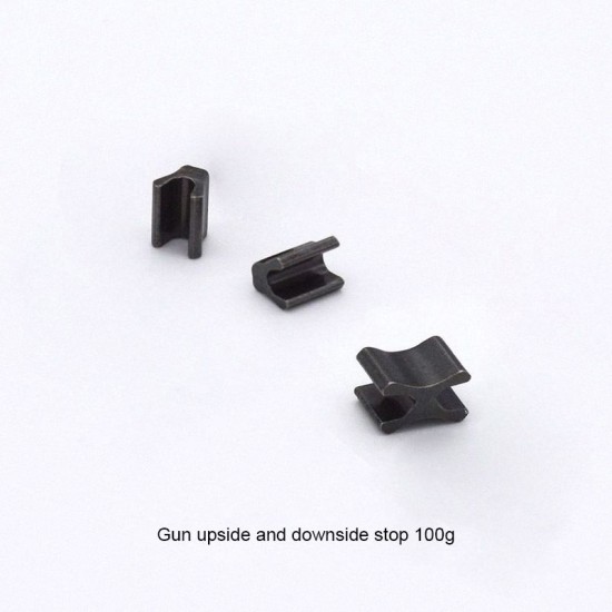 Zipper upside and downside stops, 100g/lot